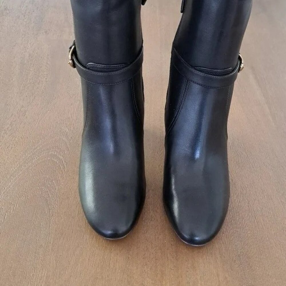 Cole Haan Glendale Tall Boot - Color: Black Leather - Size: Women 7 - Picture 4 of 9